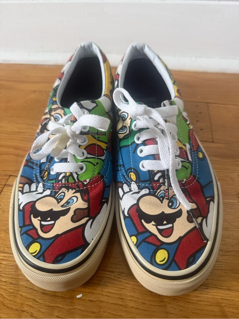 Limited Edition Super Mario Vans Era Sneakers - Men Sz 7.5/ Women Sz 9